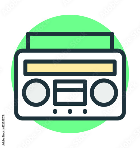 Boombox Vector Icon