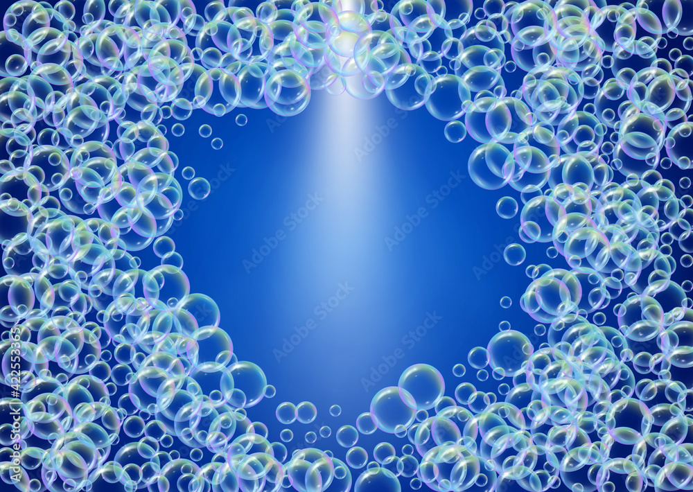 Cleaning foam. Soap bubble. Detergent suds for bath. Shampoo. Cleaning foam. Soap bubble. Detergent suds for bath. Shampoo.