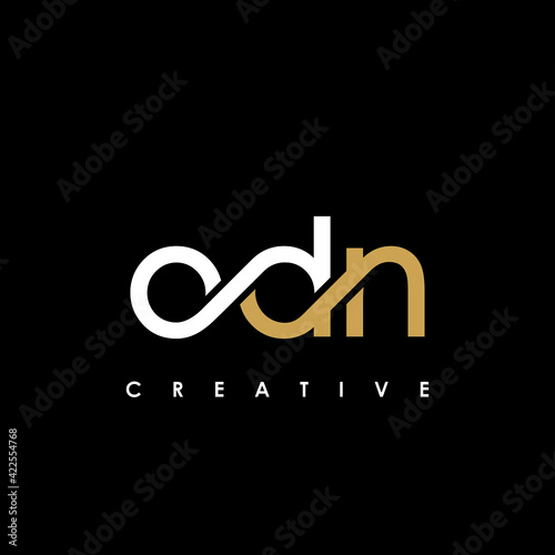 ODN Letter Initial Logo Design Template Vector Illustration