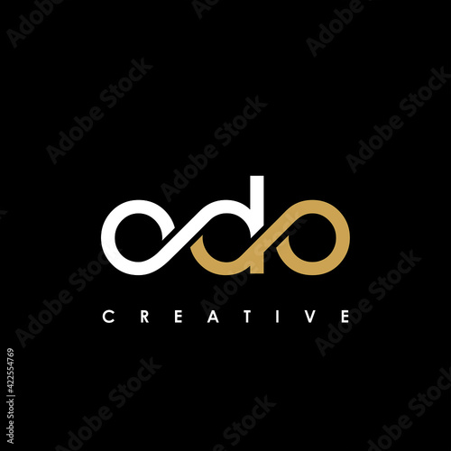 ODO Letter Initial Logo Design Template Vector Illustration photo