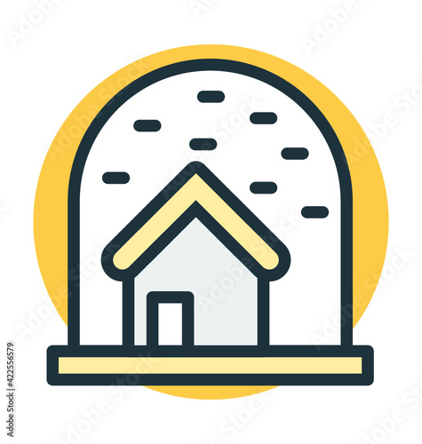Snow Globe Vector Icon