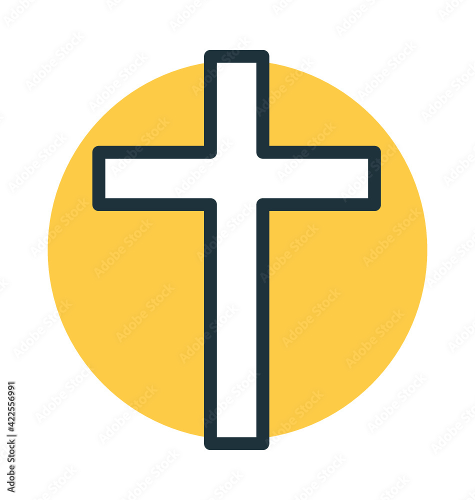 Obraz premium Holy Cross Vector Icon