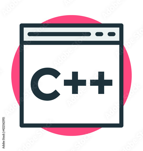 C Language Vector Icon