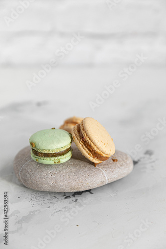 macaroons on the beach