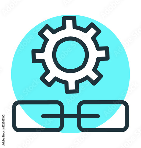 Linkage Settings Vector Icon