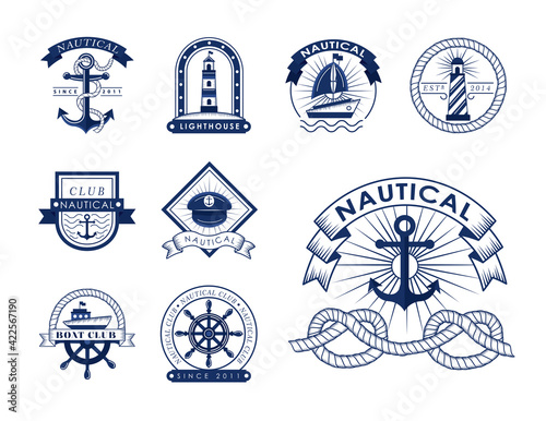 nine nautical icons