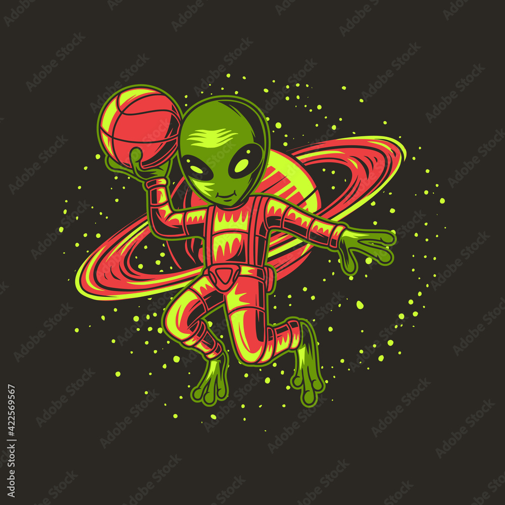 t shirt design with planet backgrounds aliens illustration t shirt design with planet backgrounds aliens illustration