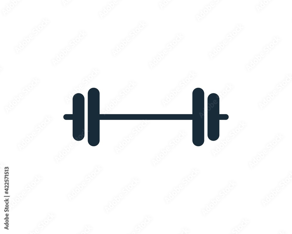 Barbel, Dumbbell Gym Icon Vector Logo Template Illustration Design Barbel, Dumbbell Gym Icon Vector Logo Template Illustration Design
