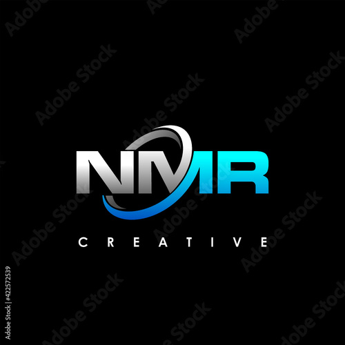NMR Letter Initial Logo Design Template Vector Illustration photo