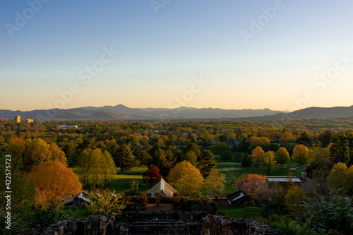 Wallpaper Mural sunset in the mountains Torontodigital.ca