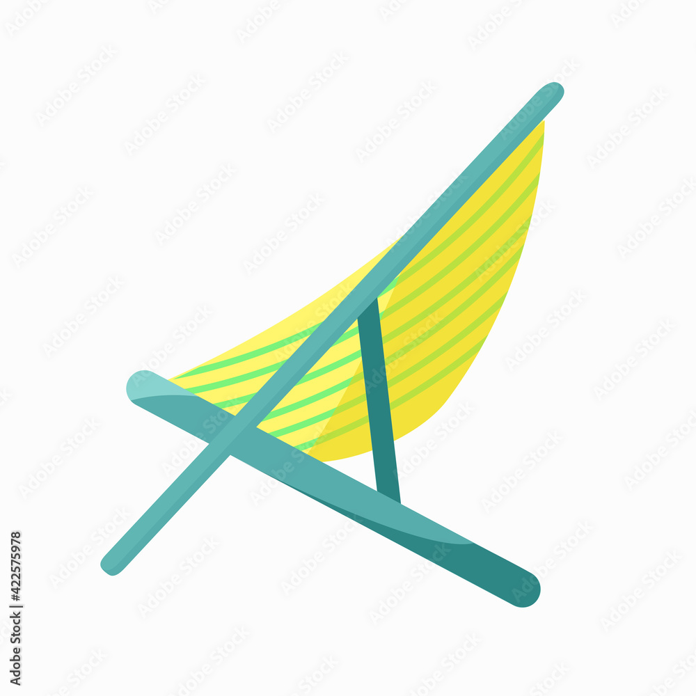 Beach lounge chair for relaxation