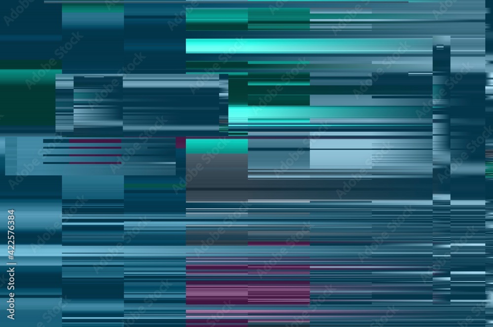 Modern background with dead pixel and bug, glitch and error signal. Optical distortion, overlapping geometric. It can be used for web design, printed products and visualization of music. Modern background with dead pixel and bug, glitch and error signal. Optical distortion, overlapping geometric. It can be used for web design, printed products and visualization of music.