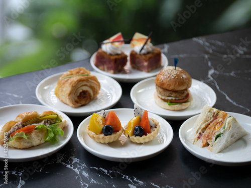 Variety of Bakery and pastry mini size