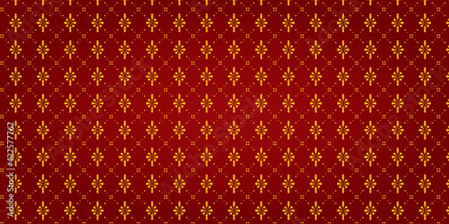 A noble pattern on a subdued background