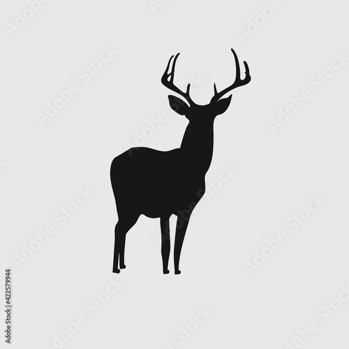 seamless styled deer image