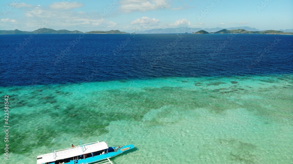 Aerial view from Palawan, Philipines - created by dji camera