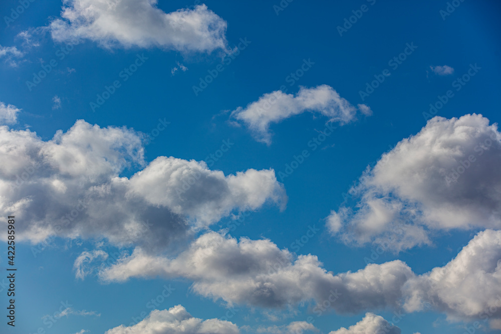 Obraz premium blue sky and white clouds 