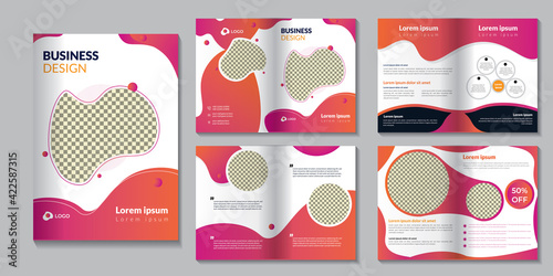 Business brochure design template print Ready 