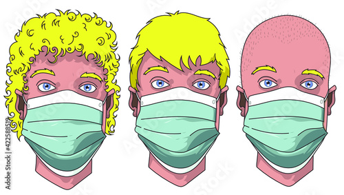 Masque chirurgical contre le covid