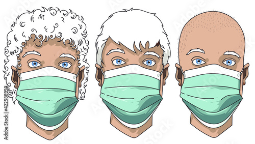 Masque chirurgical contre le covid