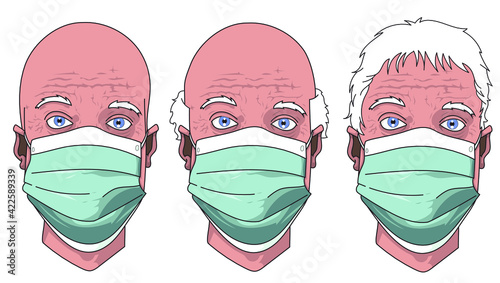 Masque chirurgical contre le covid