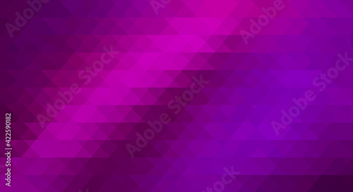 modern abstract colorful triangle background in gradient of purple and pink color. bright violet geometrical background for nature concept.