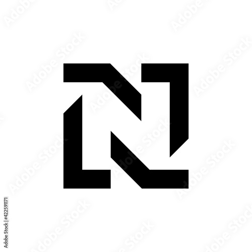 Free Download Letter N logo. Icon design. Template elements - vector sign - GFXLoad