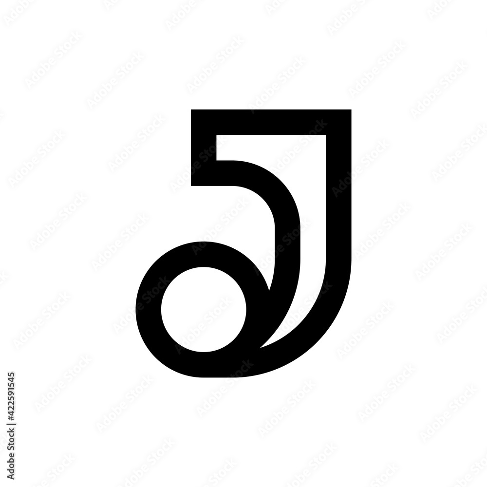 Letter J logo. Icon design. Template elements - vector sign Letter J logo. Icon design. Template elements - vector sign