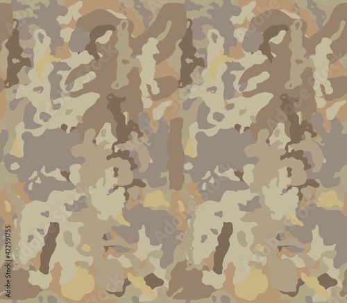 Seamless desert camouflage pattern