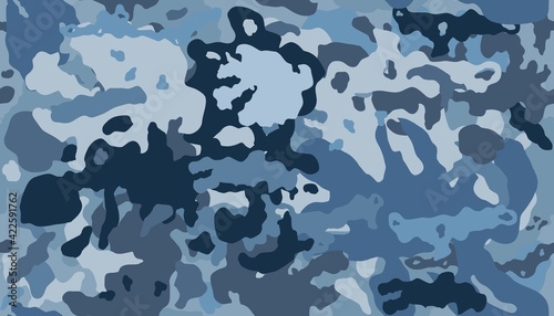 Texture military blue camouflage