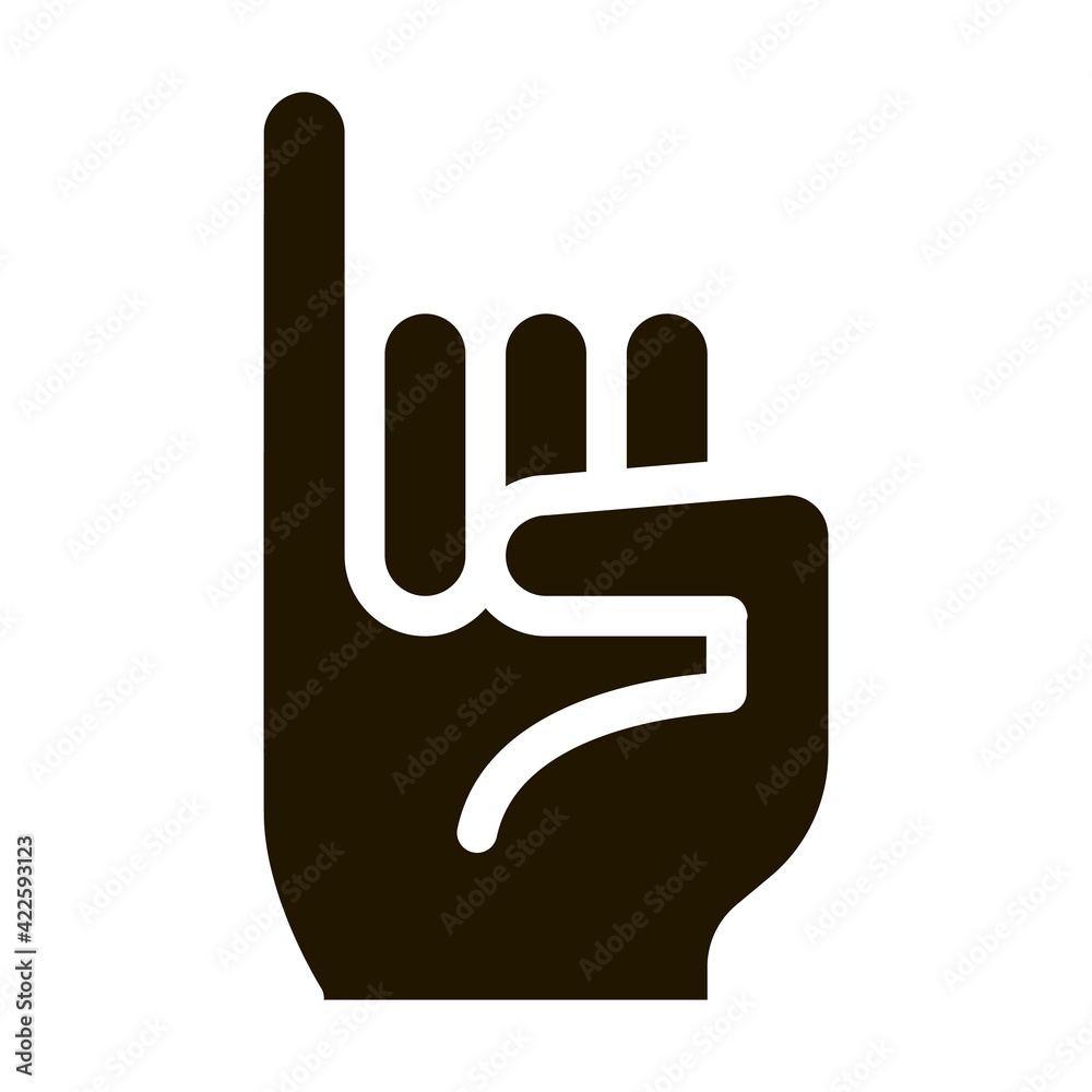 Hand Gesture Icon Vector Glyph Illustration Hand Gesture Icon Vector Glyph Illustration
