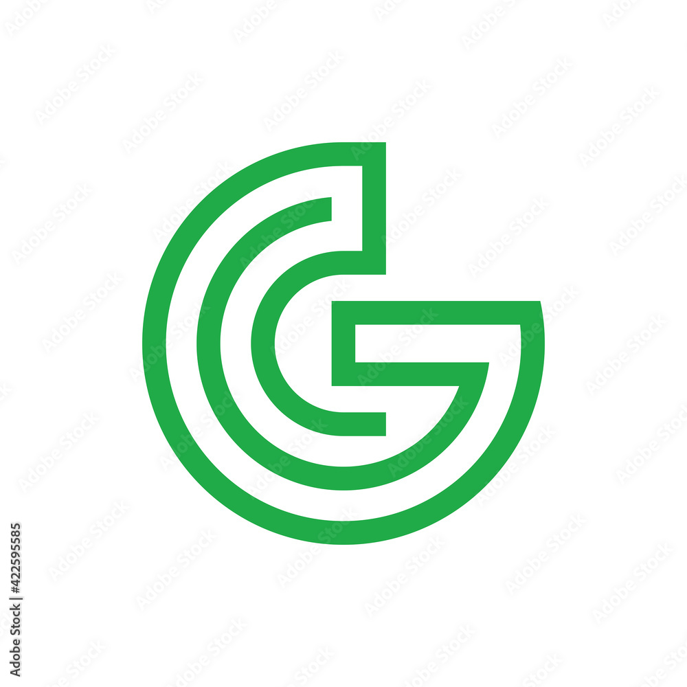 Letter G logo. Icon design. Template elements - vector sign