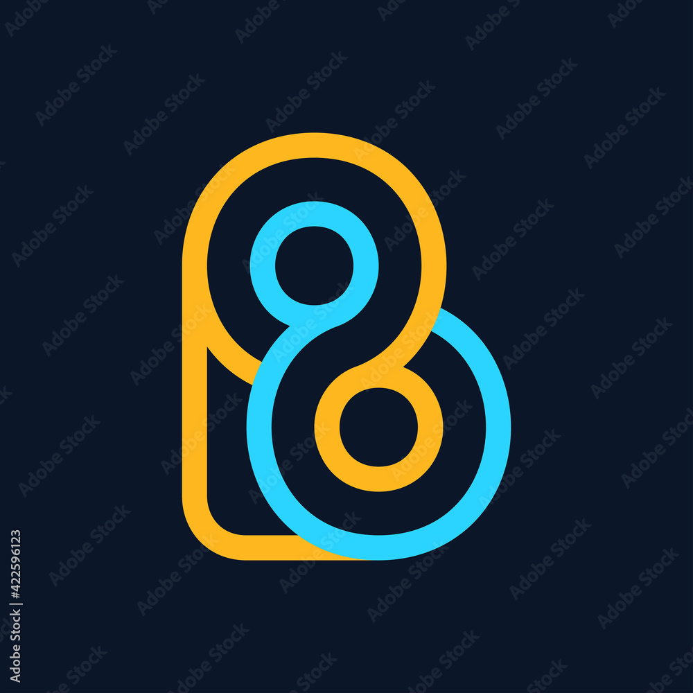 Letter B logo. Icon design. Template elements - vector sign Letter B logo. Icon design. Template elements - vector sign