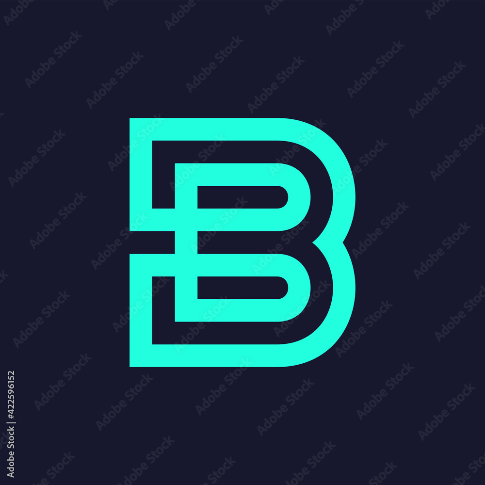 Letter B logo. Icon design. Template elements - vector sign Letter B logo. Icon design. Template elements - vector sign