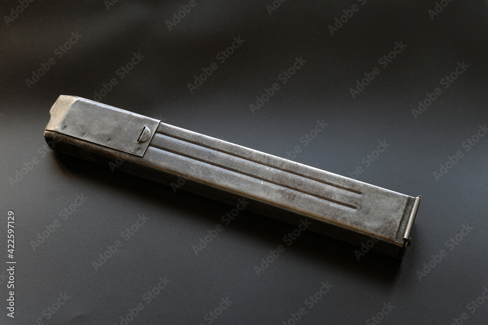 Vintage German machine gun box magazine Stock Photo Adobe Stock