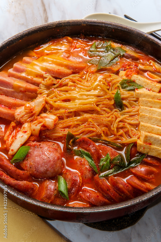 Korean Army Base Stew Stock Photo | Adobe Stock