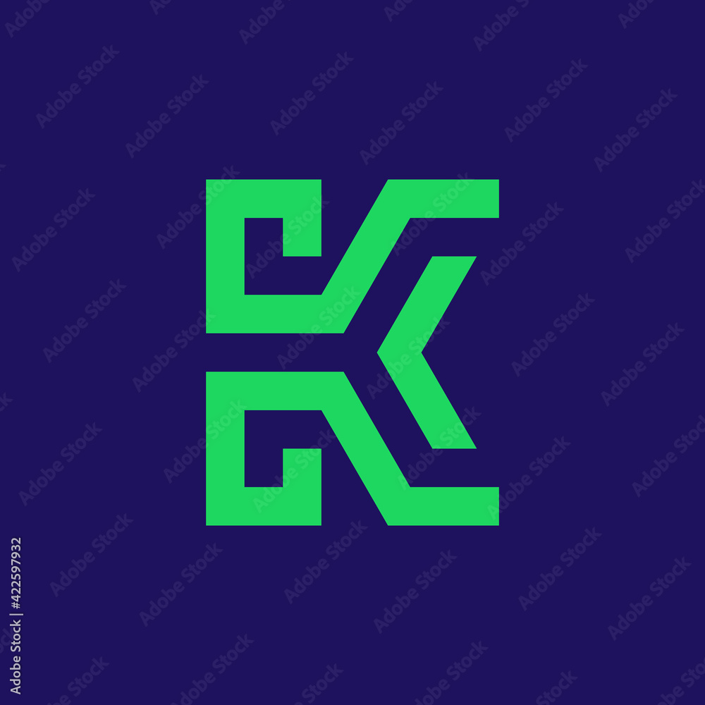 Letter K logo. Icon design. Template elements - vector sign Letter K logo. Icon design. Template elements - vector sign