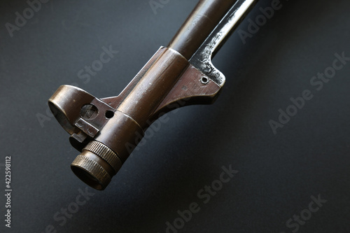 The part of old German submachine gun