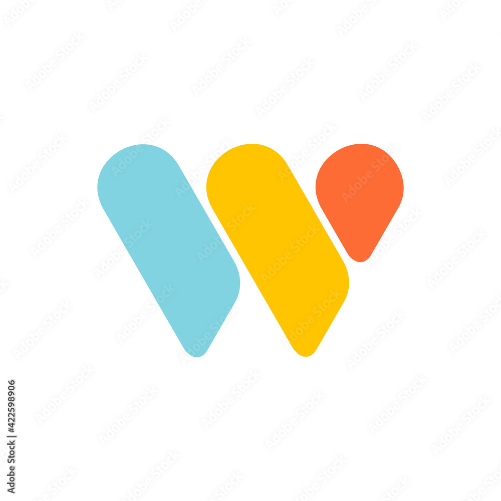 Letter W logo. Icon design. Template elements - vector sign Letter W logo. Icon design. Template elements - vector sign