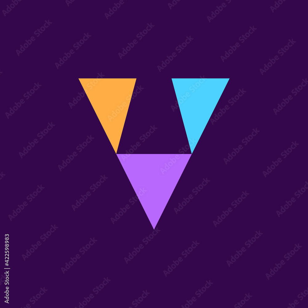Letter V logo. Icon design. Template elements - vector sign Letter V logo. Icon design. Template elements - vector sign