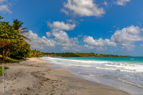 The beach  Le Diamant  Martinique  French Antilles