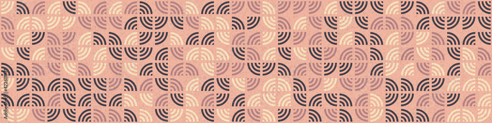Fototapeta premium Abstract Geometric Pattern generative computational art illustration