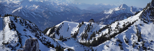 Winterwanderung Ruchenköpfe mit Rotwandblick photo