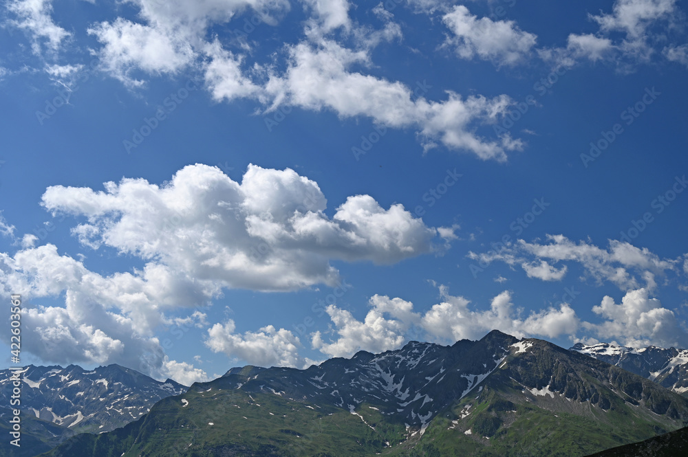 stubnerkogel mountains in Bad Gastein landscape Austria