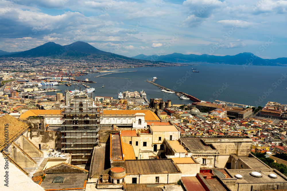 Italy, Campania , Naples , landscape Vesuvius