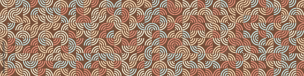 Obraz premium Abstract Geometric Pattern generative computational art illustration