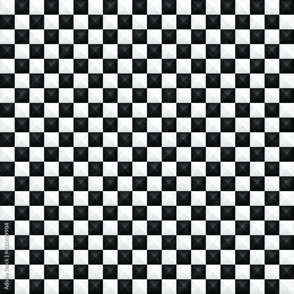 Black and white mosaic background. Vector illustration. Black and white mosaic background. Vector illustration.