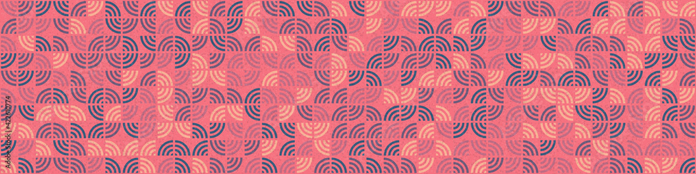 Obraz premium Abstract Geometric Pattern generative computational art illustration