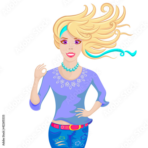Enjoy your life and life will enjoy you on white background vector illustration