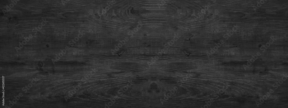 old black grey rustic dark wooden texture - wood background panorama long banner	
 - obrazy, fototapety, plakaty 